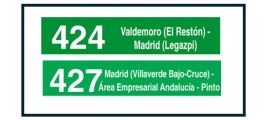 MODIFICACIÓN DE HORARIOS DESDE EL 06 DE ABRIL DE 2024 LÍNEAS 424 MADRID-VALDEMORO Y 427 VILLAVERDE BAJO-PINTO