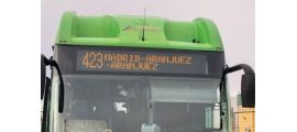 MODIFICACIÓN HORARIOS DE FINES DE SEMANA EN LA LINEA 423 MADRID – ARANJUEZ DESDE EL 10 DE JUNIO DE 2023