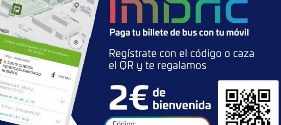 ARANJUEZ SE SUMA AL USO DE IMBRIC EN SU SERVICIO DE TRANSPORTE URBANO